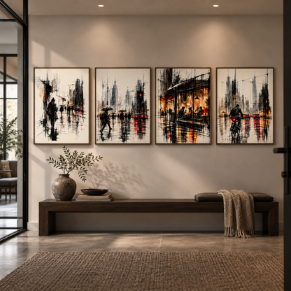 URBAN RAIN — SET OF FOUR