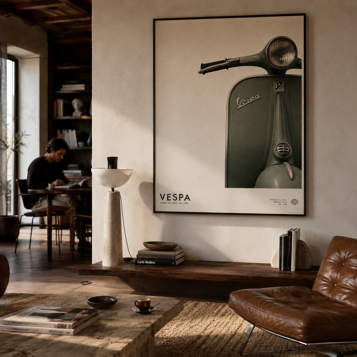 VESPA — ICONA ITALIANA wall art by Darkframe