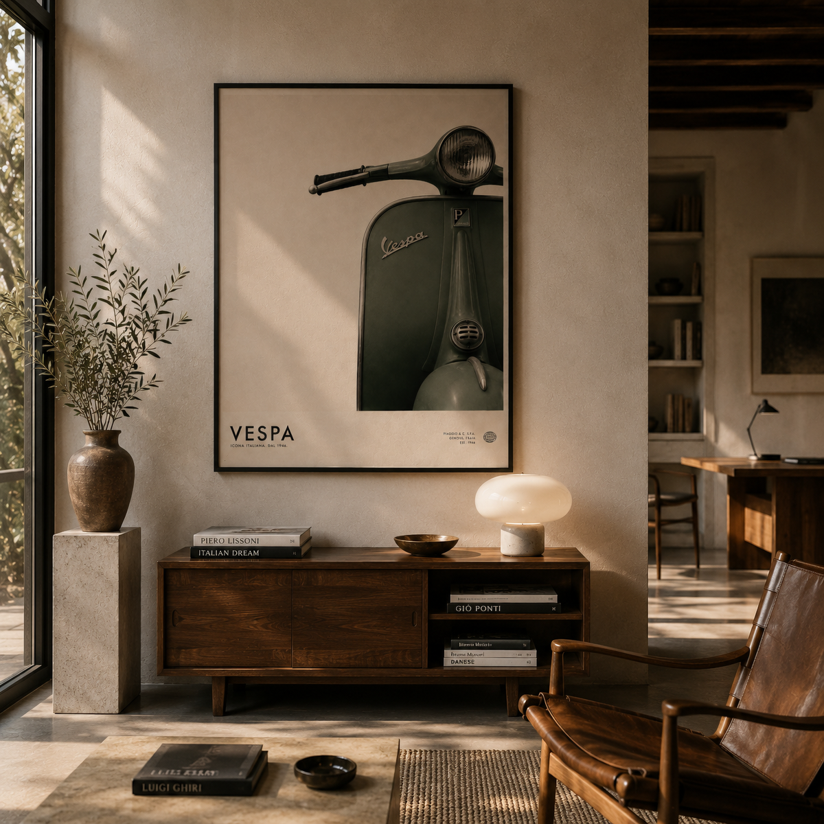 VESPA — ICONA ITALIANA wall art by Darkframe