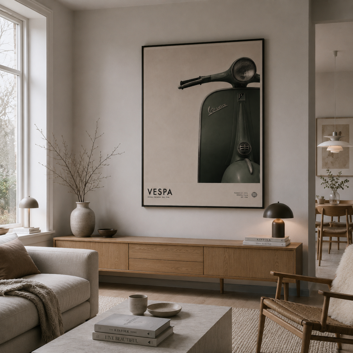 VESPA — ICONA ITALIANA wall art by Darkframe