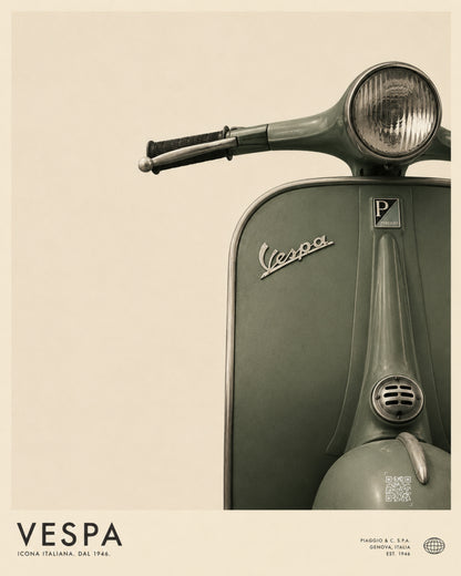 VESPA — ICONA ITALIANA digital wall art by Darkframe