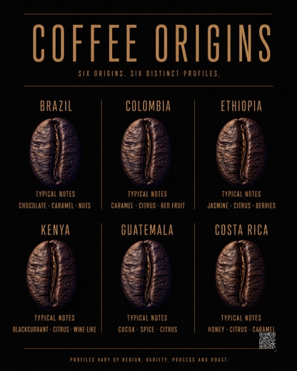 Coffee Origins digital wall art by Darkframe