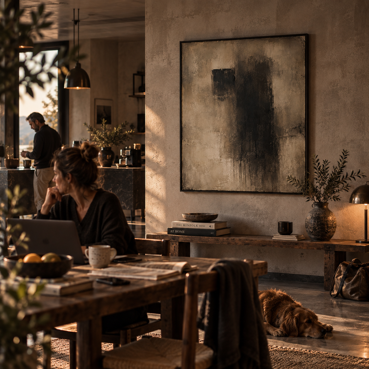 TRACES I wall art by Darkframe