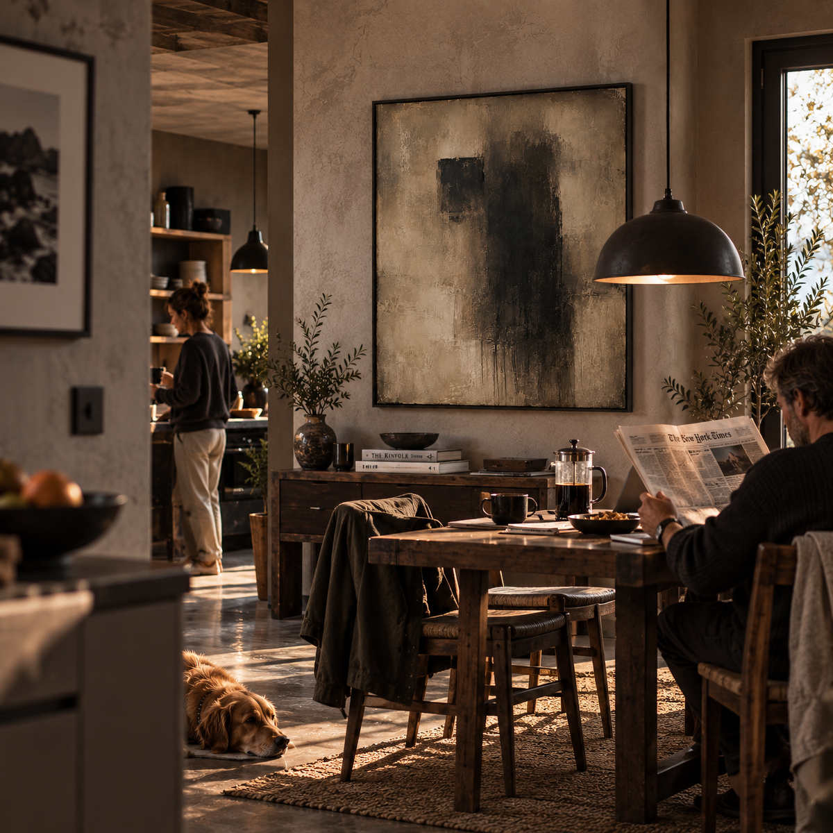 TRACES I wall art by Darkframe