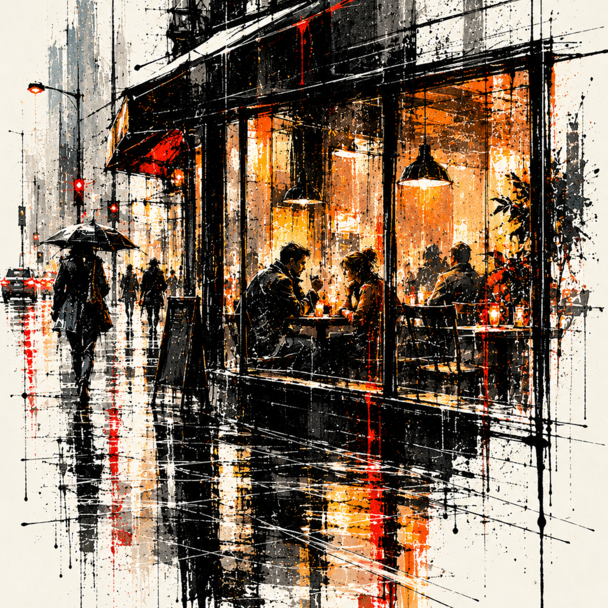 URBAN RAIN — SET OF FOUR