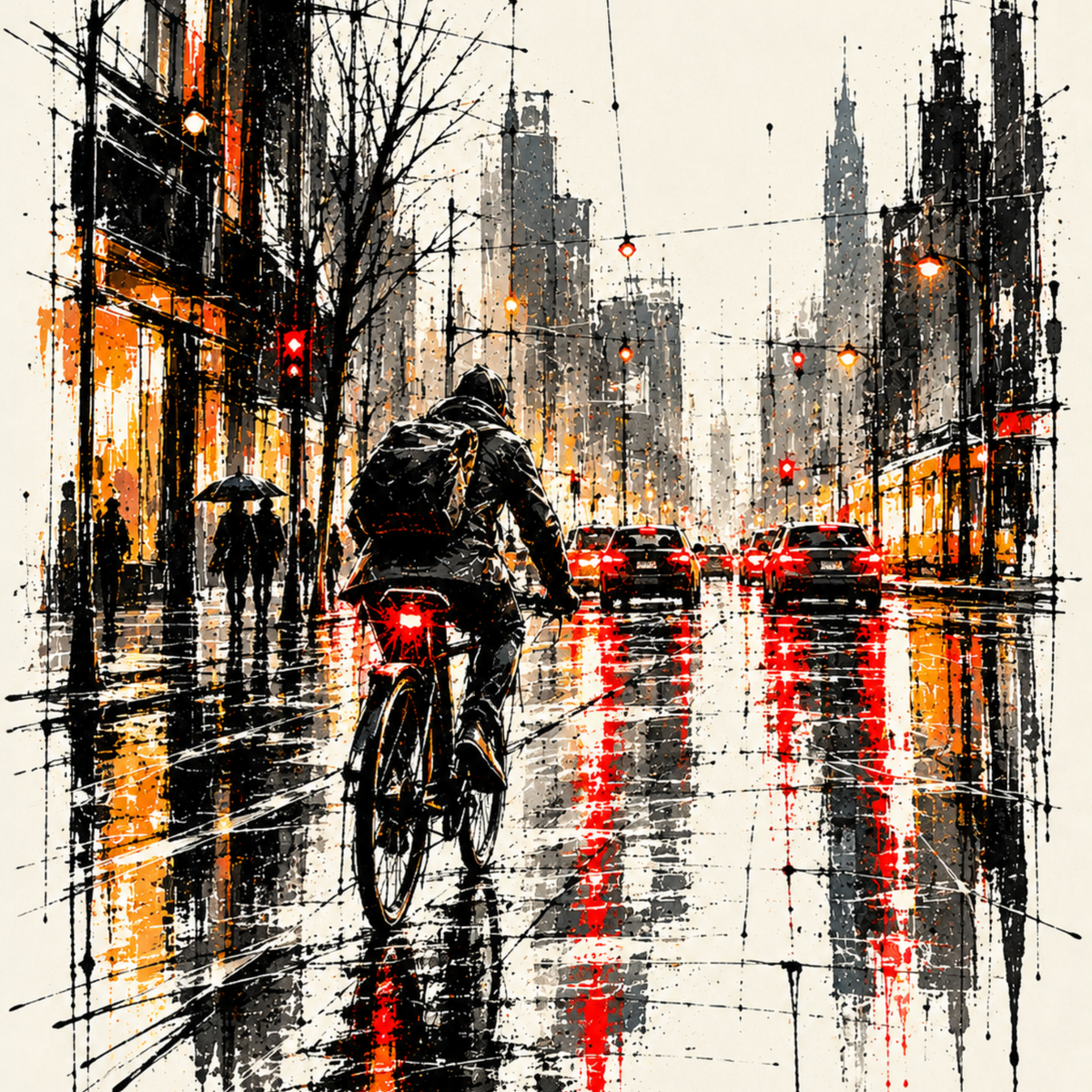 URBAN RAIN — SET OF FOUR