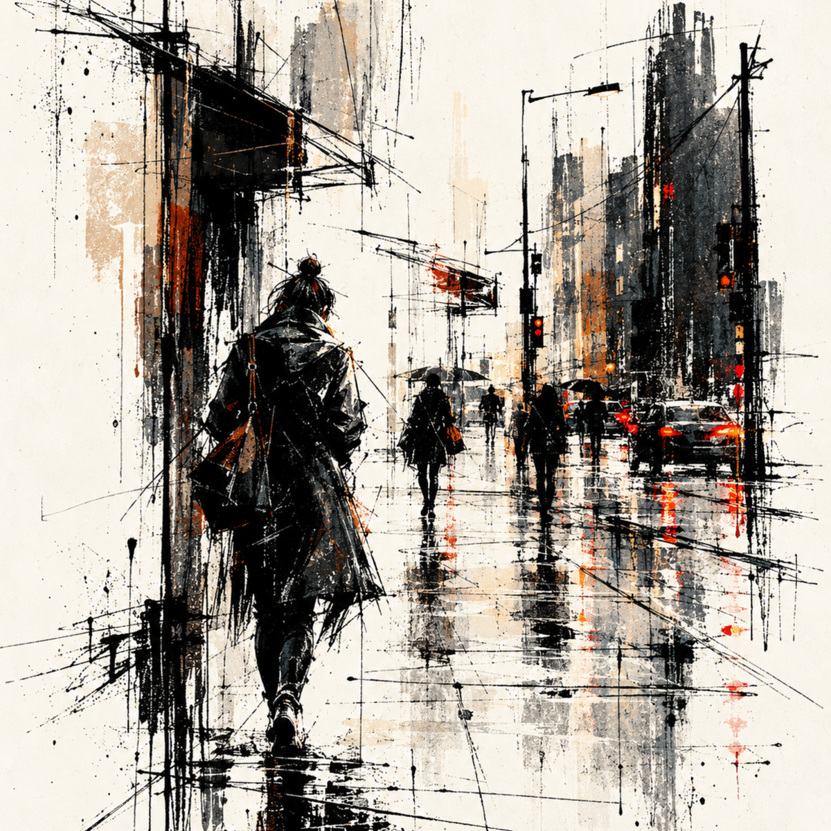URBAN RAIN — SET OF FOUR