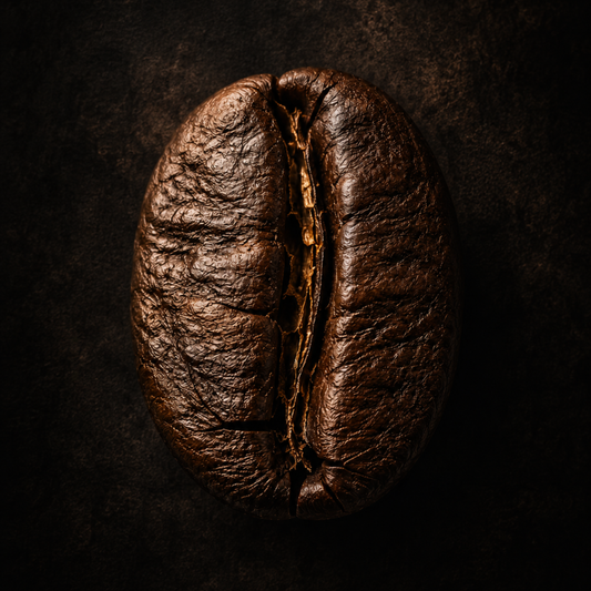 Large coffee bean wall artwork