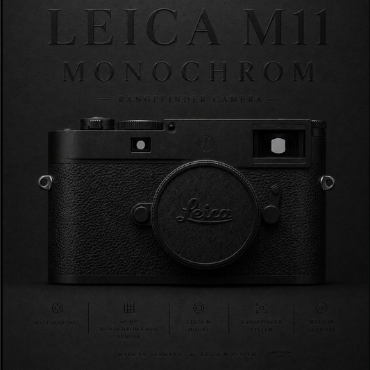 Leica M11 Monochrom camera wall artwork